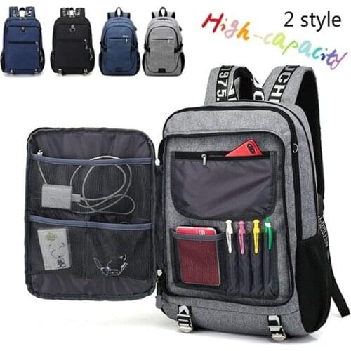 Kids Boys School Bags Usb Charge Men Travel Shoulder Bag School Backpacks for Teenagers Bookbag(without Powerbank)