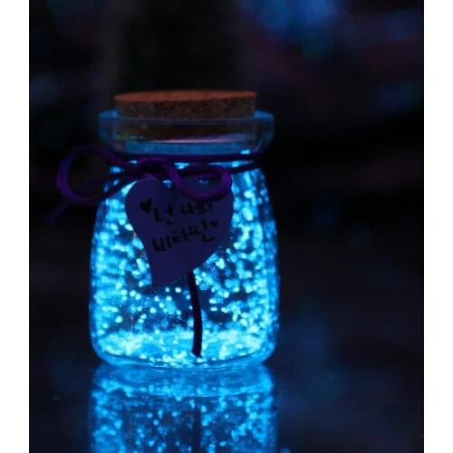 10g Luminous Sand Stones Noctilucent Sand Fish Tank Aquarium Fluorescent Kids DIY Wishing Bottle Drop Shipping Glow in Dark