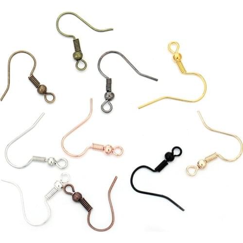 200pcs/lot 20x17mm Earring Findings Clasps Hooks Fittings Earring Wires Handmake For DIY Jewelry Making Supplies Accessories