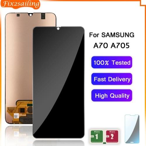LCD Display For Samsung Galaxy A70 A705 A705F SM-A705F Touch Screen Digitizer Assembly For SAMSUNG A70 2019 A705DS LCD