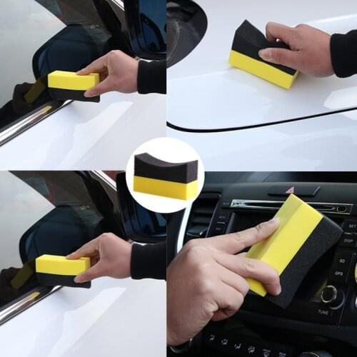 10PCS Car Professional Wax Foam Polishing Sponge Car Wash Curved Foam Sponge EVA CleaningTool U-Shape Auto Care Multi-Functional