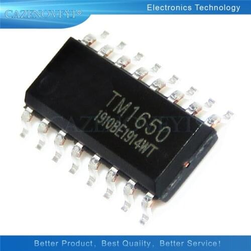 10pcs/lot TM1650 SOP-16 LED 1650 SOP16 drive control new original In Stock