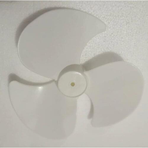Stocked 12 inches white plastic table fan parts fan blade 0.8cm
