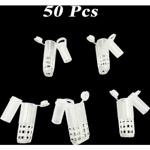 50PCS Beekeeping Queen Rearing Cage Box Cup Plastic Introduction Imprison Captivity Bee Tools Supplies Equipment Apiculture