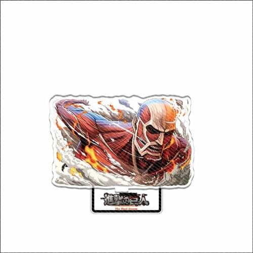 Attack On Titan Anime Rival Ackerman Eren Yeager Armin Arlert Levi Acrylic Stand Figure Model Plate Decoration Cosplay Gift