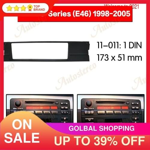 Car Audio Fascia for BMW 3 SERIES E46 2003 2004 2005 Stereo Dashboard Install Fascia Face Plate Surround Panel DVD Frame