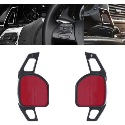 Car Steering Wheel DSG Paddle Extension Shifters Shift Sticker Decoration For AUDI A3 S3 A4 S4 B8 A5 S5 A6 S6 A8 R8 Q5 Q7 RS6 A1