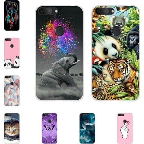 For alcatel 1s 2019 Bumper Case Cat 3D Silicone For Alcatel 1s Case Printed For alcatel 1S Fundas Cover 5.5 inch Phone Coque