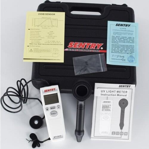 UV Light Meter SENTRY ST-513 UVAB measure ultraviolet radiation tester 4 Digits dual display