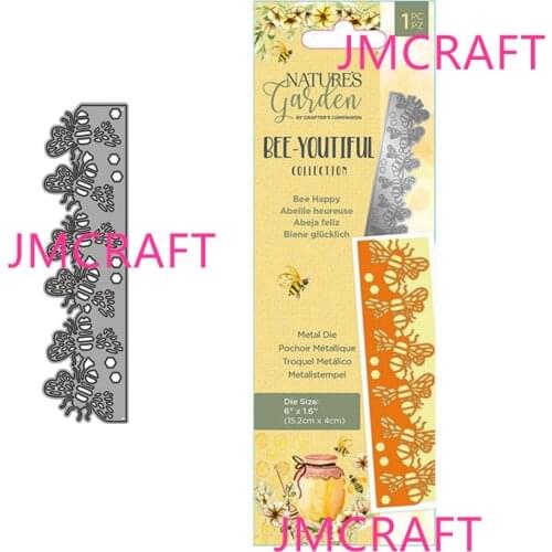 JMCRAFT 2021 New Bees Mesh Honeycomb #3 Metal Cutting Dies DIY Scrapbook Handmade Paper Craft Metal Steel Template Dies