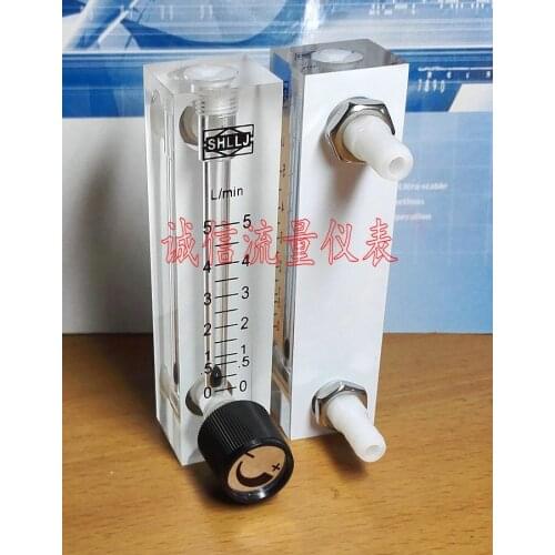 LZQ-7 Flowmeter Gas 0.5-5L/min Adjustable Small Flowmeter Air Panel Flowmeter