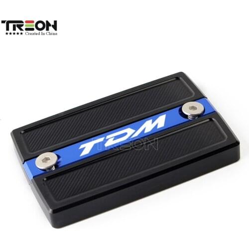 Motorcycle For YAMAHA TDM900 TDM 900 Motor Accessories CNC Aluminum Front Brake Fluid Reservoir Caps Cover Frame 5 Colors