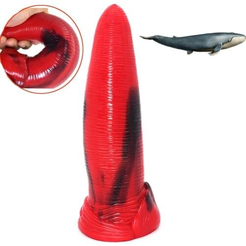 Soft Dildo Huge Realistic Animal Penis Anal G-Spot Masturbation Adult Toy Silicone Ass Stuffed Dick Big Cock Bar Sex Toy Store