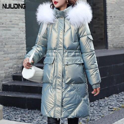 NIJIUDING Women's Parkas With A Hood