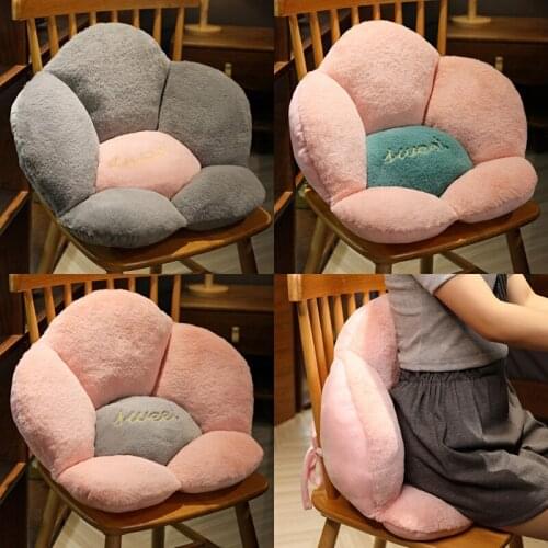New Colorful Flowers Plush Sofa Pillow Surrounded Flower Chair Sofa Seat Cushion Stuffed for Indoor Floor Chair Birthday Gift