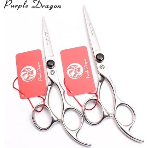 5.5" 6" JP 440C Black Straight Scissors Cutting Shears Salon Hair Scissors Barber Shop Professional Hairdressers Scissors Z9013