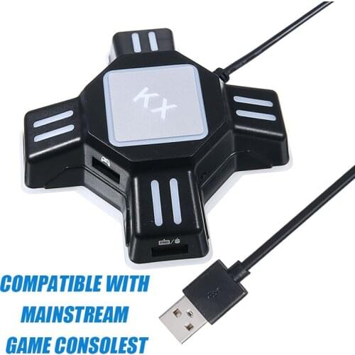 Pohiks 1pc KX Mouse Keyboard Type-C Port Converter USB Game Handle Conversion Box Adapter For Switch/Xbox/PS4/PS3