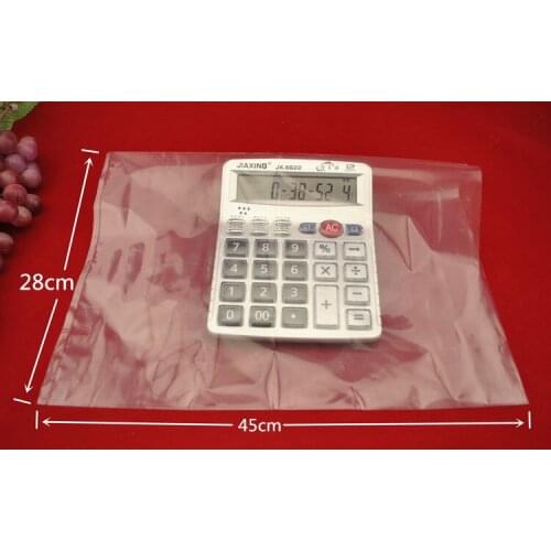 28X45CM 8C Transparent bag PE high pressure plastic bag 50PCS Vacuum bag