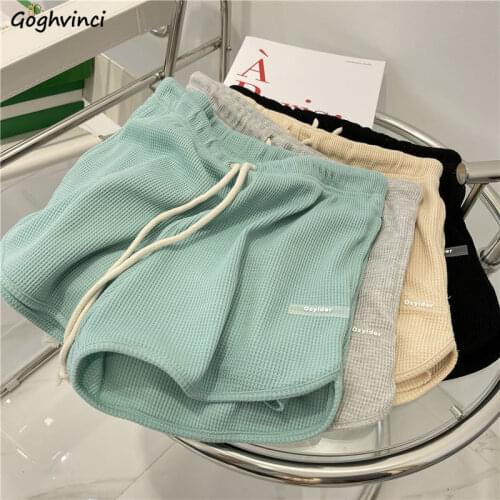 Shorts Women Summer Sexy Empire Casual Fresh All-match Drawstring Bodybuilding Chic Ulzzang Femme Short-trousers Trendy Hot Sale