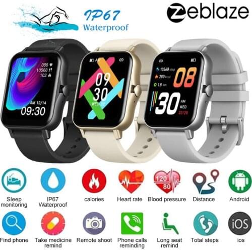 Zeblaze GTS 2 Music Player Smart Watch 210 MAh Battery 1.69'' HD Color Touch Screen 15days Standly Smartwatch For Android IOS