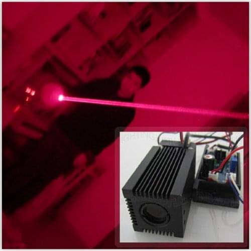 High quality Fat Beam 12V 200mW Red 650nm laser module head TTL/PWM laser club mini laser stage lighting light Room escape laser