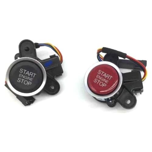 1pc for Alfa Romeo one-click start button switch for Giulia red button ignition for Stlevio red start