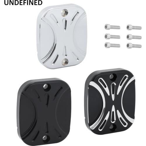 1Pc CNC Front Brake Master Cylinder Reservoir Covers For Harley Dyna Wide Glide 2006-2017 Softail Slim FLS Rocker Road King FLHT
