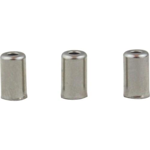 10PCS Bike Brake Derailleur Shifter Cable End Caps Silver Metal Bicycle Part Bike Cable Caps Bicycle Accessories