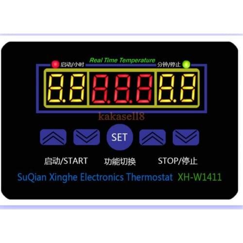 220V Digital LED 10A Thermostat Control Switch +Probe