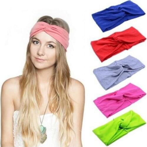 50pcs! Twist Turban Headband for Women Lady Girls Headbands Headwrap Hairband Headwear Bandana Hair Accessories
