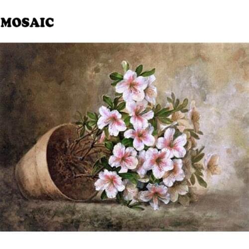 Diamond Embroidery Icons Flower Diamond Painting Full Square/round Scenic Diamond Mosaic Sale Picture Of Rhinestones