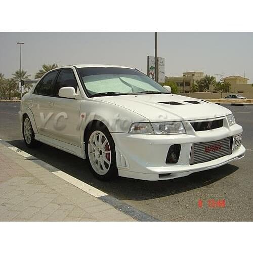 Car Accessories Carbon Fiber OEM Style Front Lip Fit For 1999-2000 EVO 6 TME Front Bumper Lip(Fit EVO 6 TME only)