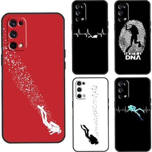 Scuba Diver Diving Case For Realme C3 C11 C15 GT Neo Q3 6 7 8 Pro Cover For OnePlus 8 Pro 8T Nord 9 Pro Shell