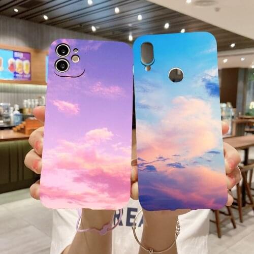 Dream Sky Beauty Painted Pattern Case For Samsung Galaxy A52 A32 4G A72 A02 A02S A42 A12 5G Matte Soft Silicone Back Phone Cover