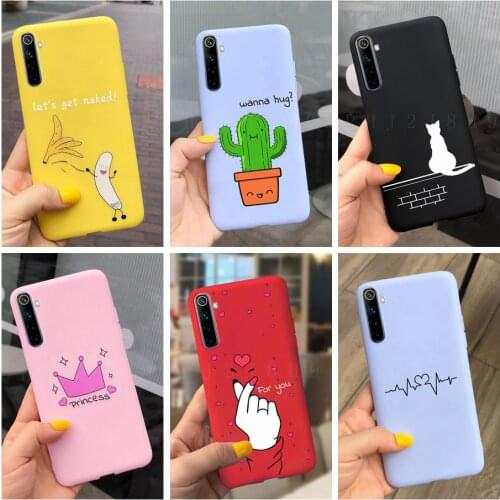 For Oppo Realme 6 Pro Case Realme 6 6i 6S Soft Silicone Cute Fashion Cartoon Cover For Realme 6i 6S 6Pro Realme6 i S Phone Cases