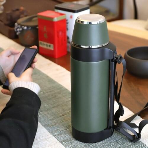 Elastic double stainless steel vacuum flask coffee cup heat preservation anti counterfeiting vacuum cup