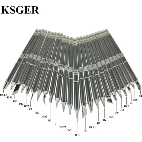KSGER T12 Electric Tools Soldering Iron Tips FX951 DIY Soldering Station Phone Repair STC STM32 OLED Controller Welding Handle