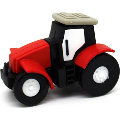 Hot sale Pen Drives 32GB Cartoon Tractor model USB 2.0 Flash Drive 4GB 8GB 16GB Pendrives 64GB U Disk Waterproof Memory Stick