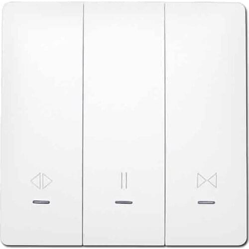 Smart WiFi Connected Curtain Switch with Neutral Timer Switch Tuya Zigbee Smart Switch for Garage Door Voice Control via Alexa