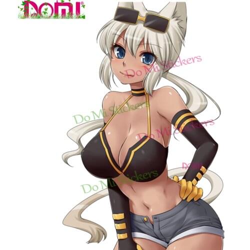 Interesting Sexy Anime Hare Ears Beautiful Girl Motorcycle Auto Decal Cute Auto Accessories