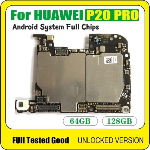 Good Working Motherboard For HUAWEI P20 Pro,100% Unlocked Logic Board 64GB 128GB For Huawei P20 Pro Motherboard With Full Chips