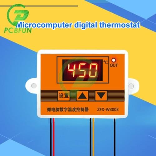 W3003 Micro Temperature Controller Thermostat Thermoregulator Heating Cooling Intelligent Incubator K-type Thermocouple Sensor