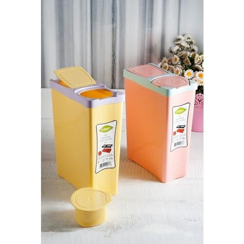 Nefnefhome _ Bager 2'li Calista Color Supplies Container 4 Lt