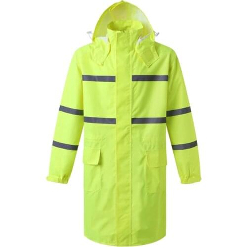 Motorcycle Impermeable Raincoat Women/Men Outdoor Rain Poncho Safety Reflective Design Cycling Climbing Hiking Travel Raincoat
