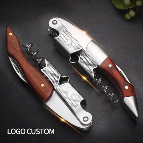 Wine opener,Professional Waiters Corkscrew,Bottle Opener and Foil cutter Gift for wine lovers