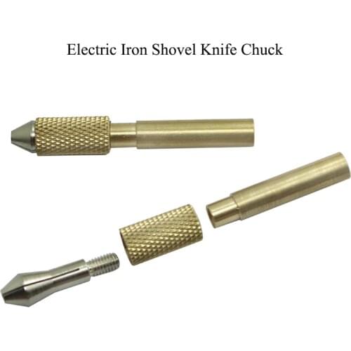 54.5*6.4mm Electric Iron Shovel Chuck Soldering Shovel Knife Chuck For Mainboard Mobile Phone Back Cover Glass Glue Remove Tools