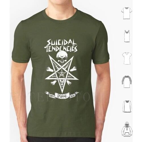 Selling Metal Merchandise T Shirt Print Cotton Suicidal Tendencies Punk Hardcore Metal Music Black Flag Institutionalized