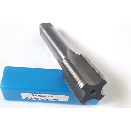 HSS Straight Flute Unified screw thread tap UN UNC 1" 1 1-8 1-10 1-12 Fine Thread taps UNF UNS UNEF 1"-14 1"-16 1-18 1-20