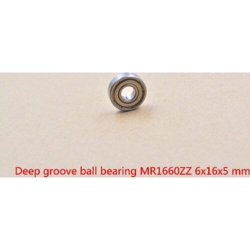 R1660ZZ MR1660ZZ B6-63 696AZZ 6mmx16mmx5mm miniature double sealing cover deep groove ball bearing 1pcs