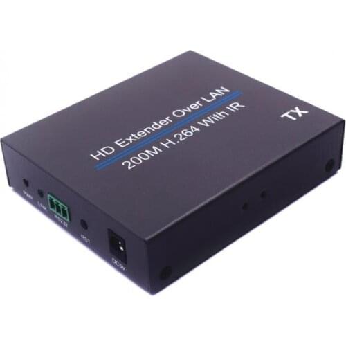 200m HD Extender Over LAN H.264 Splitter Transmitter with IR Retransmission